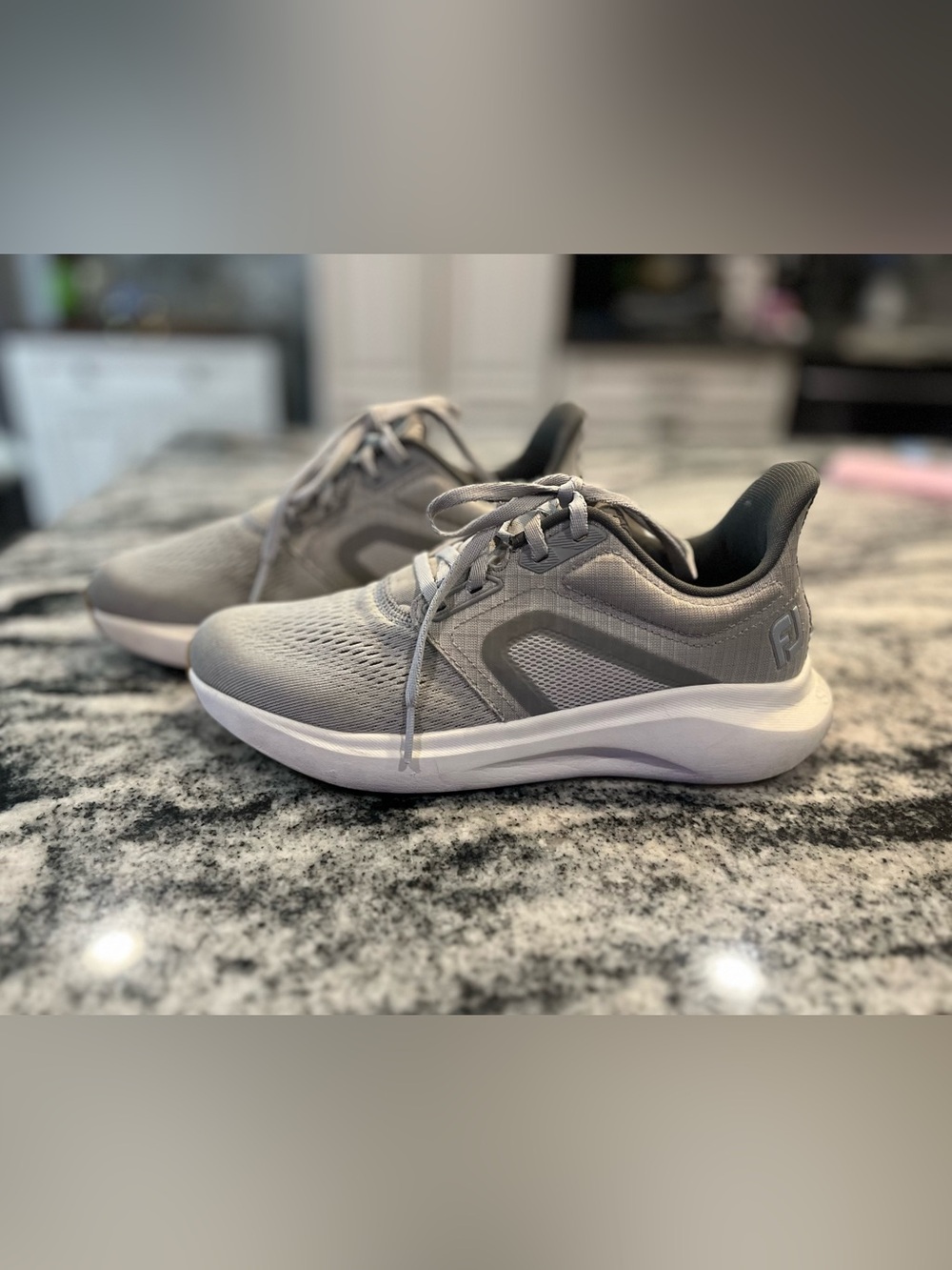 FootJoy Gray and White Women's Athletic Shoes
